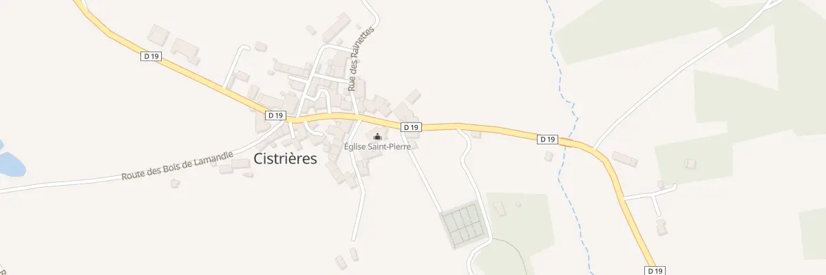 Plan du 5021 Le Bourg à Cistrières