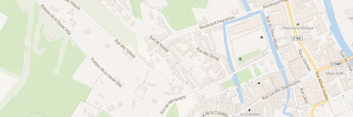 Plan du 90 Rue de Robbé à Guise