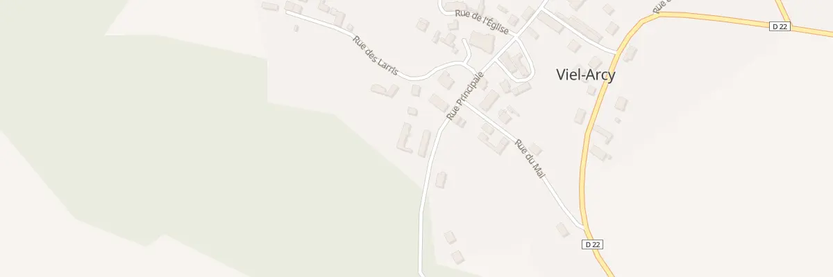 Plan du 10 Rue Principale à Viel-Arcy