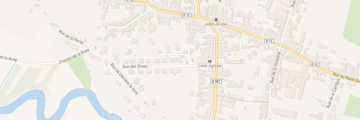 Plan du 4 Rue des Roses à Crécy-sur-Serre