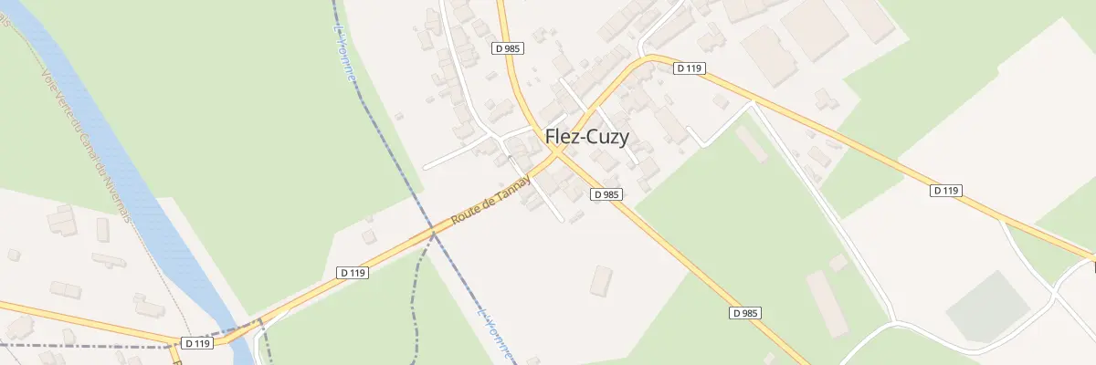 Plan du 1 All Ghislaine Thibaud à Flez-Cuzy