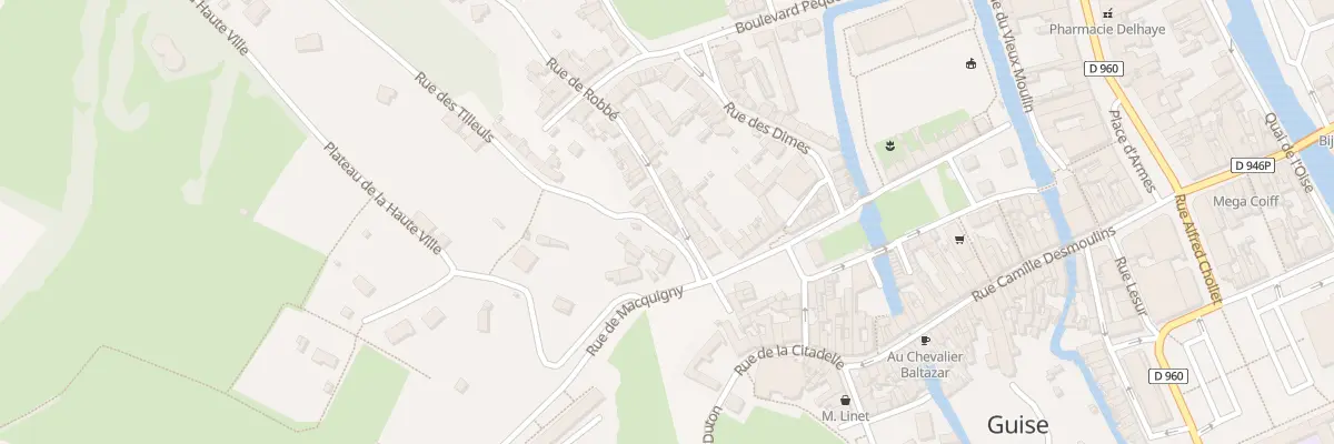 Plan du 35 Rue de Robbé à Guise
