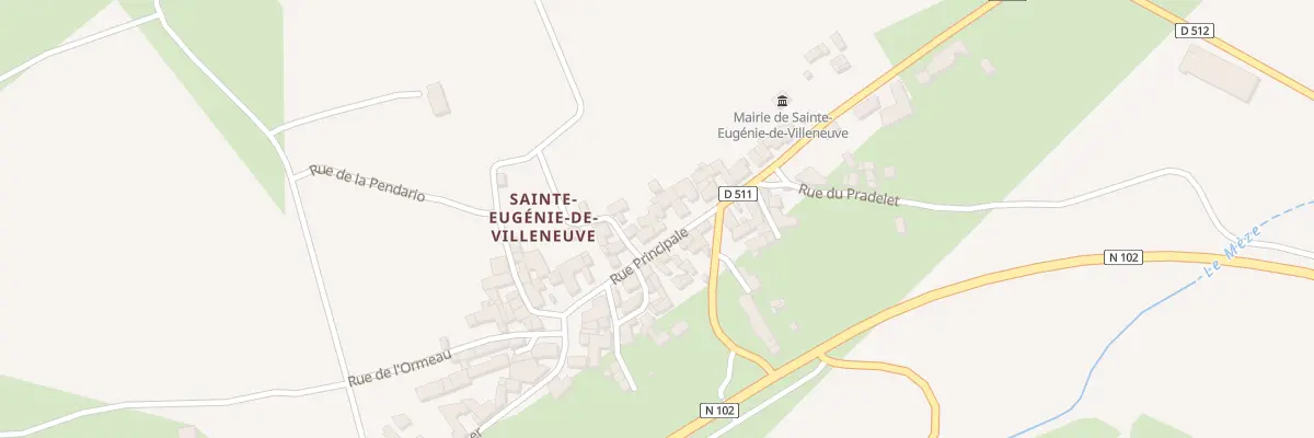 Plan du 8 Rue Principale à Sainte-Eugénie-de-Villeneuve