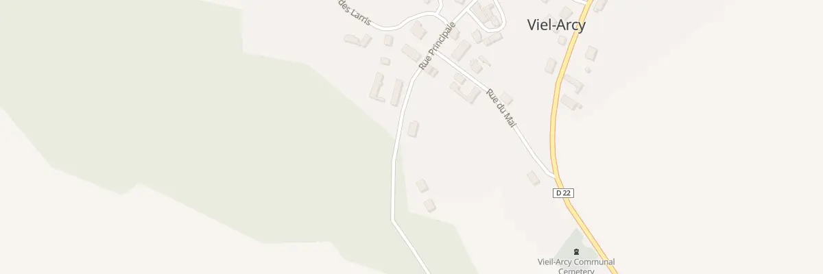 Plan du 11 Rue Principale à Viel-Arcy