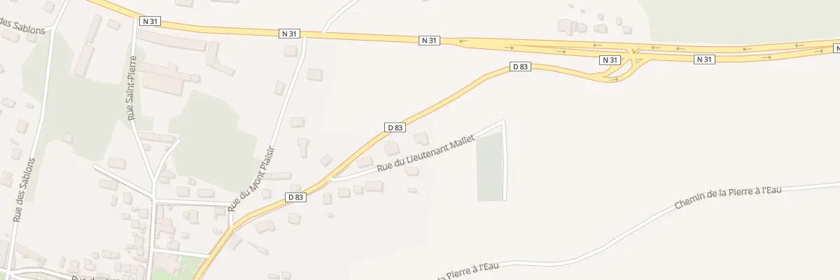Plan du 5 Rue du Lieutenant Mallet à Bazoches-et-Saint-Thibaut