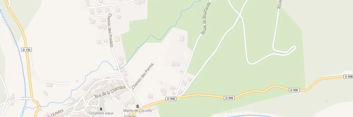 Plan du 5217 Rte de Bourlande à Bédouès-Cocurès