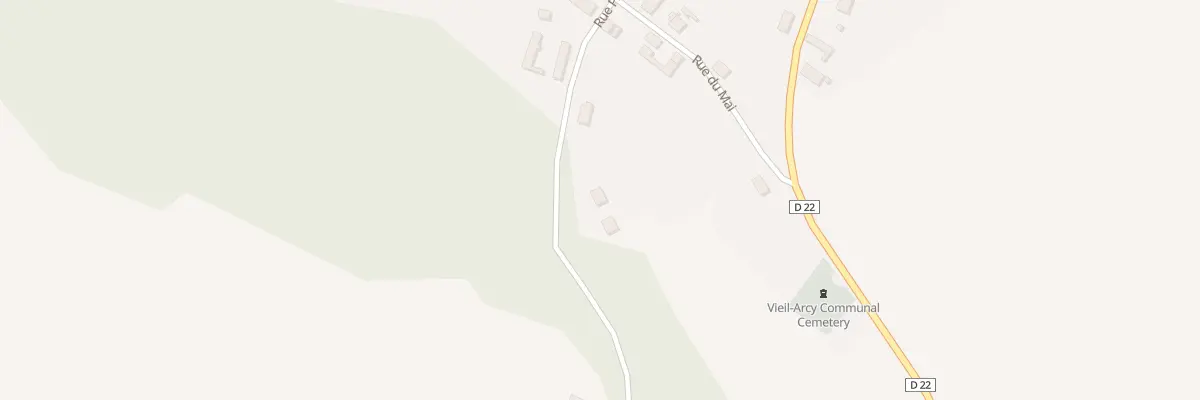 Plan du 13 Rue Principale à Viel-Arcy