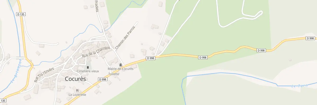 Plan du 5099 Rte de Bourlande à Bédouès-Cocurès