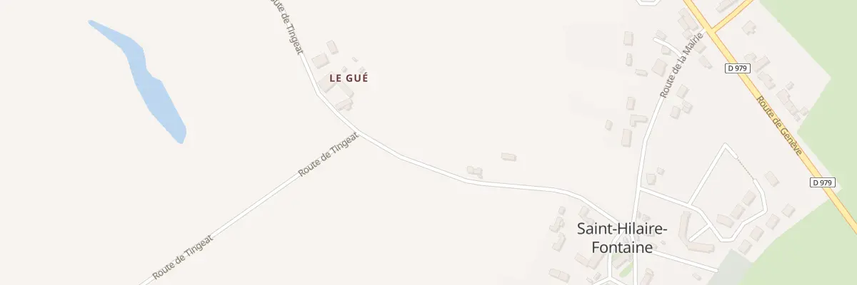 Plan du 6 Rte de Tingeat à Saint-Hilaire-Fontaine
