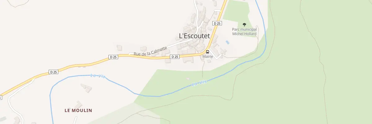 Plan du 5408F L’Escoutet à Gorniès