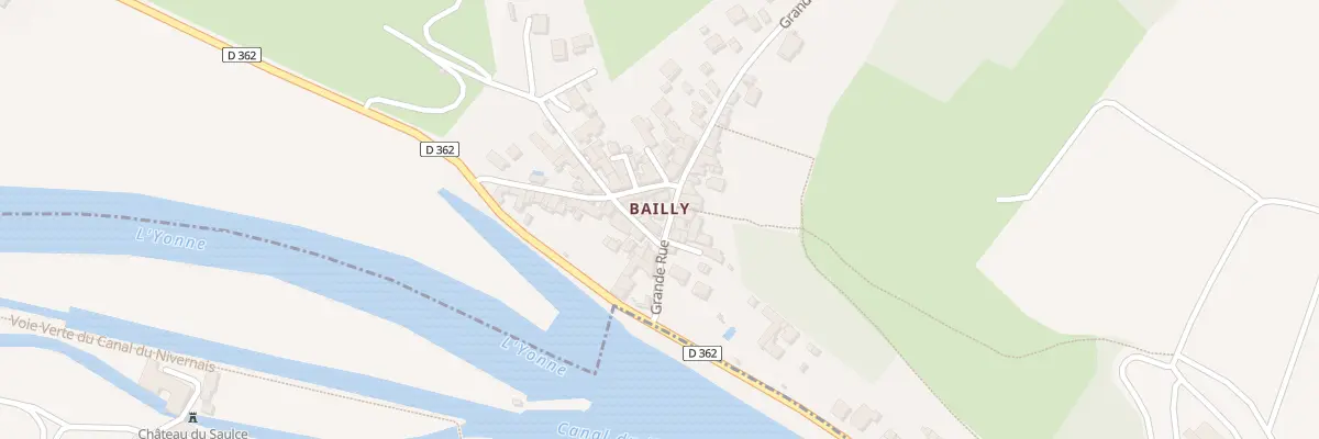 Plan du 1B Grande Rue à Bailly à Saint-Bris-le-Vineux