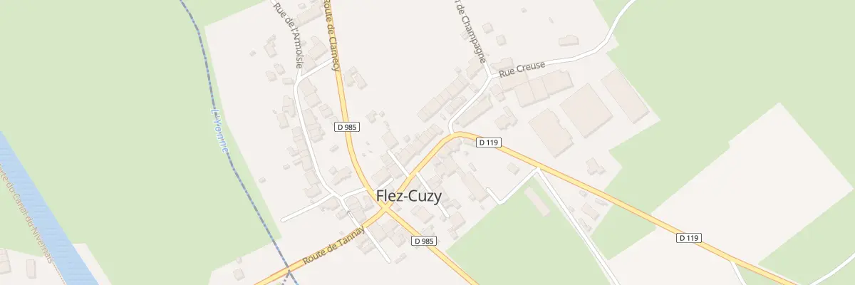Plan du 47 Le Bourg à Flez-Cuzy
