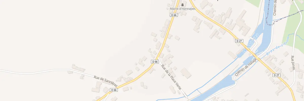 Plan du 28 Rue du 8 Mai 1945 à Hannapes