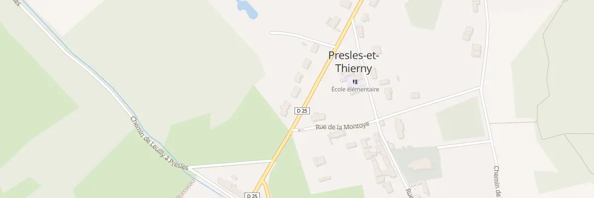 Plan du 8 Rte de Nouvion à Presles-et-Thierny