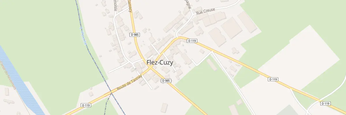 Plan du 3 Rue de l’Enfer à Flez-Cuzy