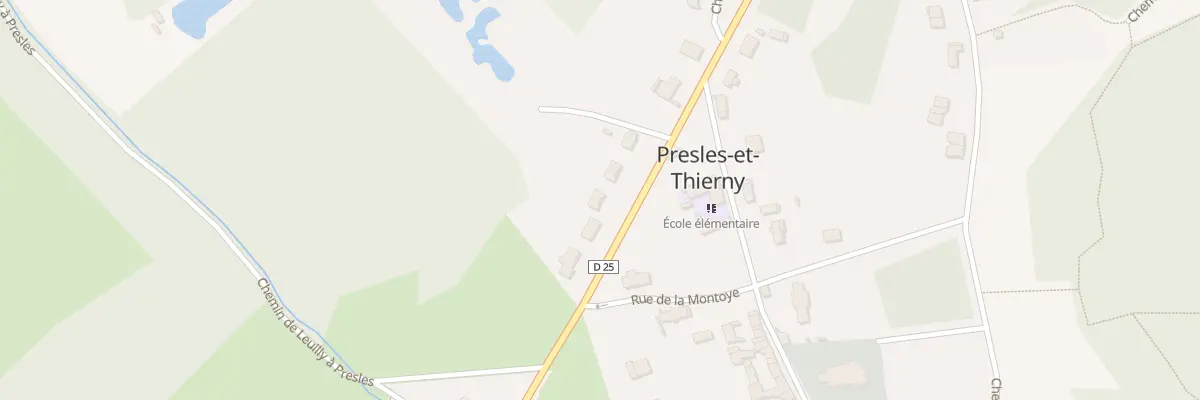 Plan du 6 Rte de Nouvion à Presles-et-Thierny