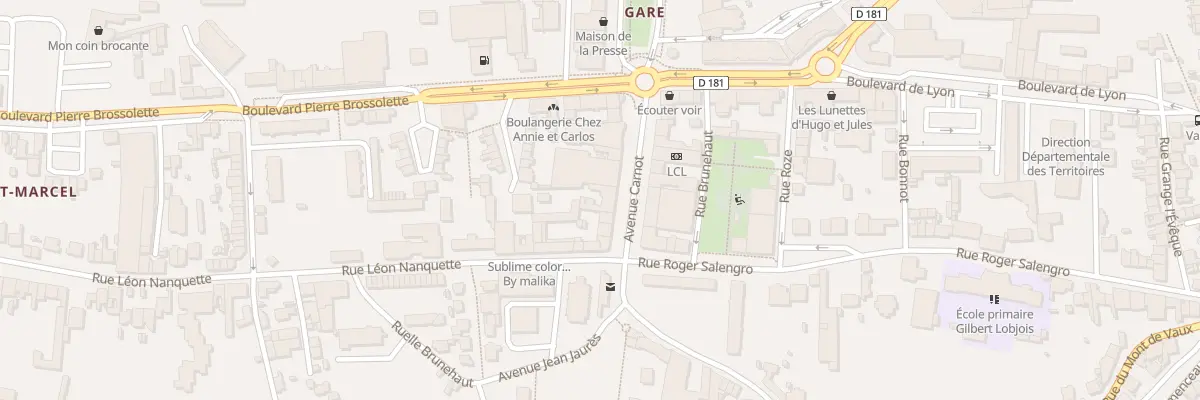 Plan du 11 Av Carnot à Laon