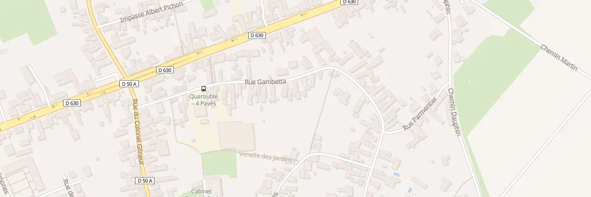Plan du 89 Rue Gambetta à Quarouble