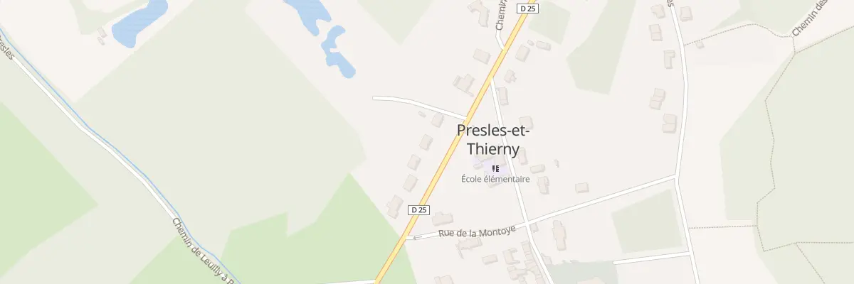 Plan du 4 Rte de Nouvion à Presles-et-Thierny