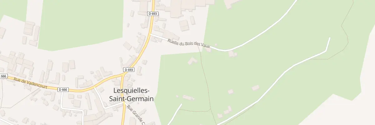 Plan du 2 Rle du Bois des Vaux à Lesquielles-Saint-Germain