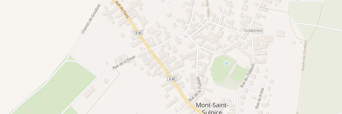Plan du 26 Rue de Paris à Mont-Saint-Sulpice