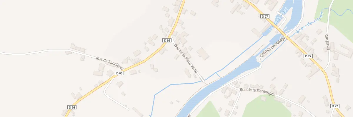 Plan du 4 Rue de la Place Verte à Hannapes