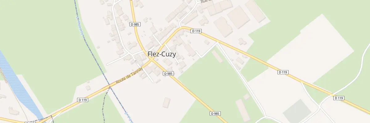 Plan du 7 Rue de l’Enfer à Flez-Cuzy