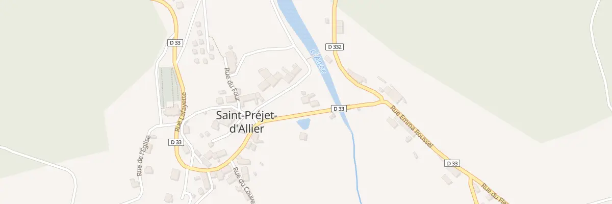 Plan du 132 Rue Lafayette à Saint-Préjet-d’Allier