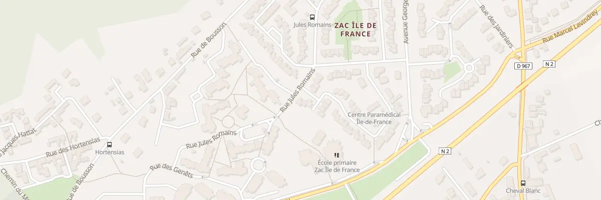 Plan du 2 Rue des Violettes à Laon