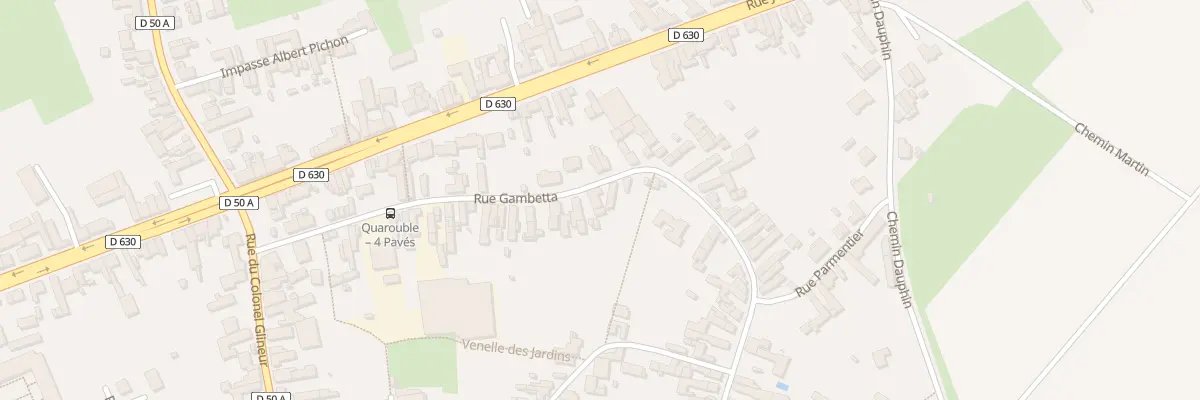 Plan du 83 Rue Gambetta à Quarouble