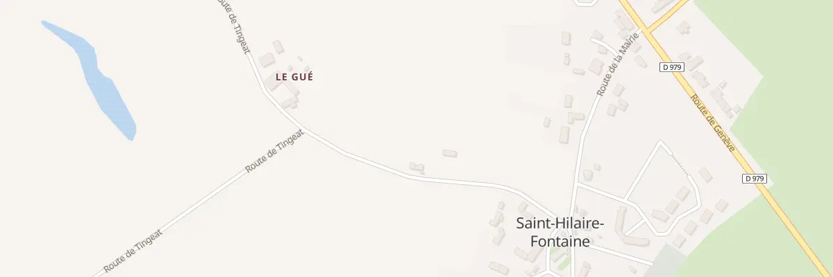Plan du 4 Rte de Tingeat à Saint-Hilaire-Fontaine