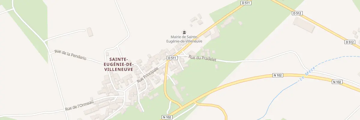 Plan du 3 Pl du Verger à Sainte-Eugénie-de-Villeneuve