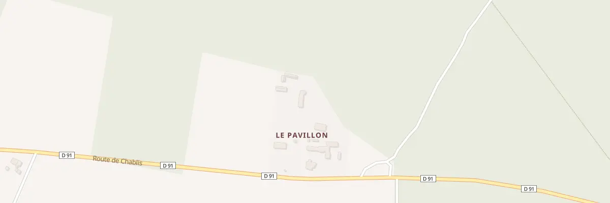 Plan du 2B Rte de Chablis à Hauterive