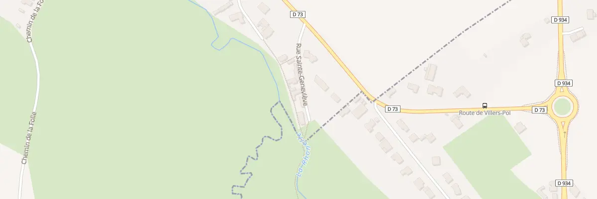 Plan du 7 Rue de la Chapelle Ste Genevie à Villers-Pol