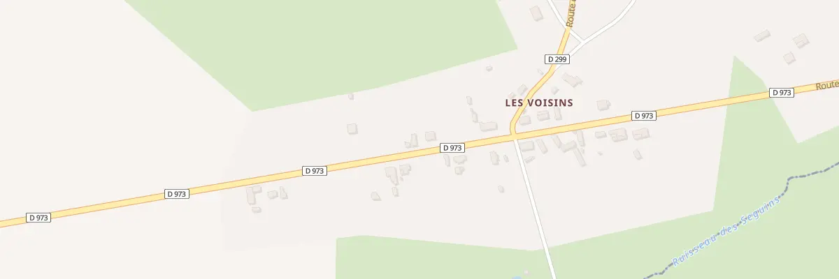 Plan du 5034 Les Voisins à Paray-le-Frésil
