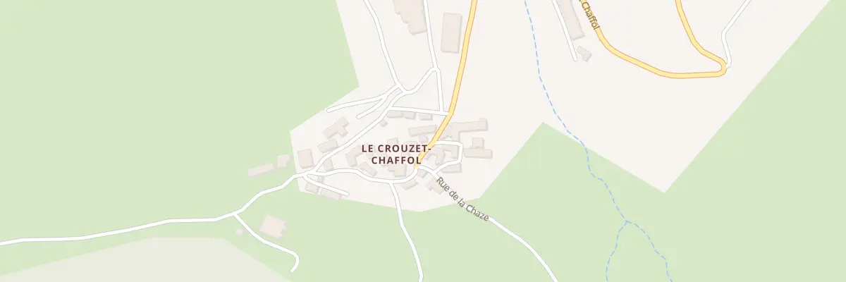 Plan du 5020 Le Crouzet Chaffols à Saint-Sauveur-de-Ginestoux