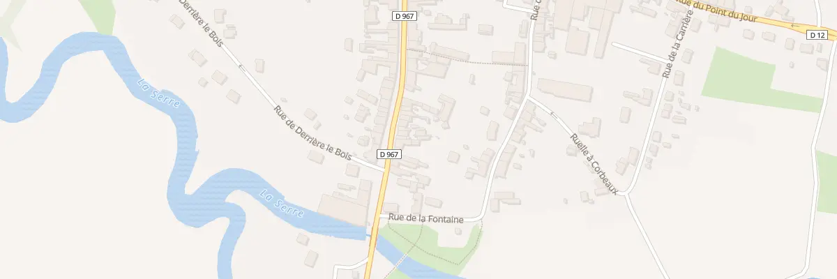 Plan du 63 Av du General de Gaulle à Crécy-sur-Serre