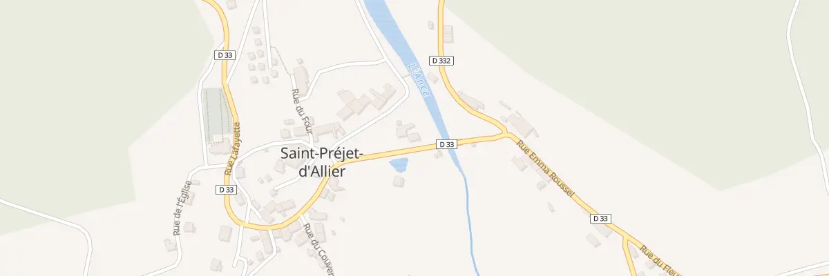 Plan du 114 Rue Lafayette à Saint-Préjet-d’Allier