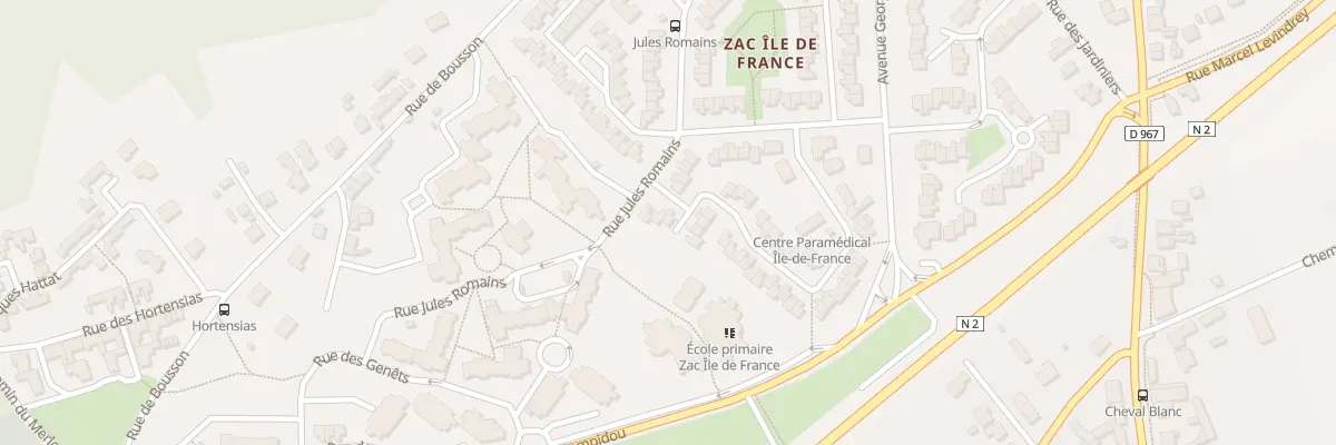 Plan du 6 Rue des Violettes à Laon