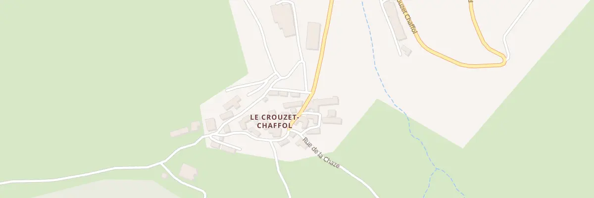 Plan du 10 Rte du Crouzet Chaffol à Saint-Sauveur-de-Ginestoux
