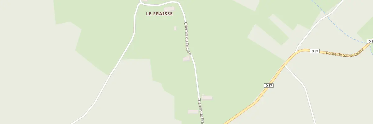 Plan du 5003 Le Fraisse à Chambon-sur-Dolore