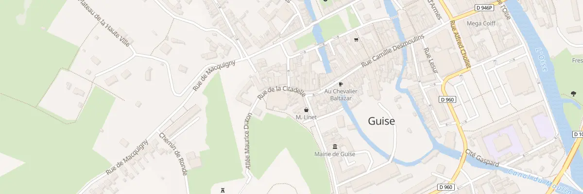 Plan du 19 Rue de la Citadelle à Guise