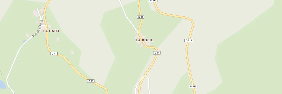 Plan du 5395 La ROCHE à Augerolles