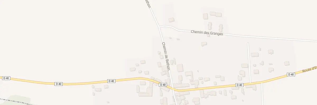 Plan du 5 Che de Bethon à Périgny-la-Rose