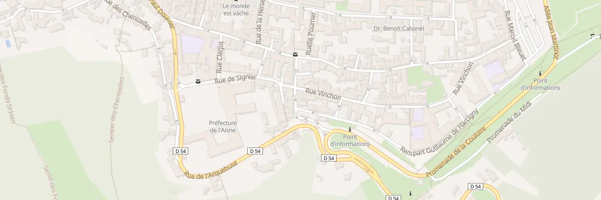 Plan du 4 Rue Vinchon à Laon