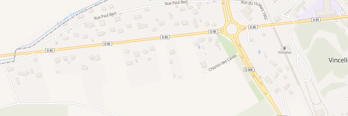 Plan du 19 Rte de Coulanges à Vincelles