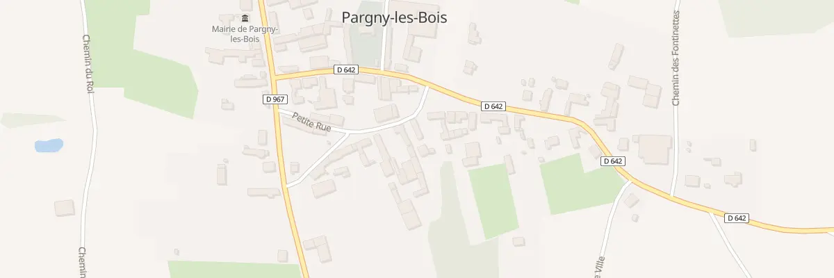 Plan du 8 Rue du Château à Pargny-les-Bois
