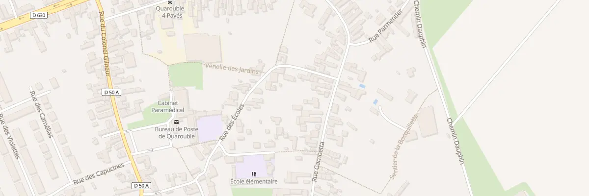 Plan du 45 Rue Gambetta à Quarouble
