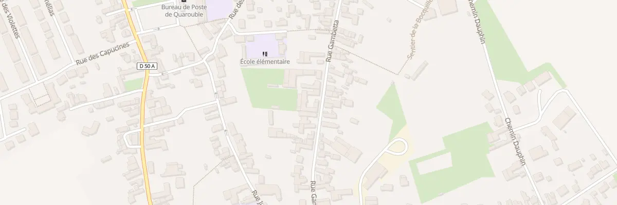 Plan du 23 Rue Gambetta à Quarouble