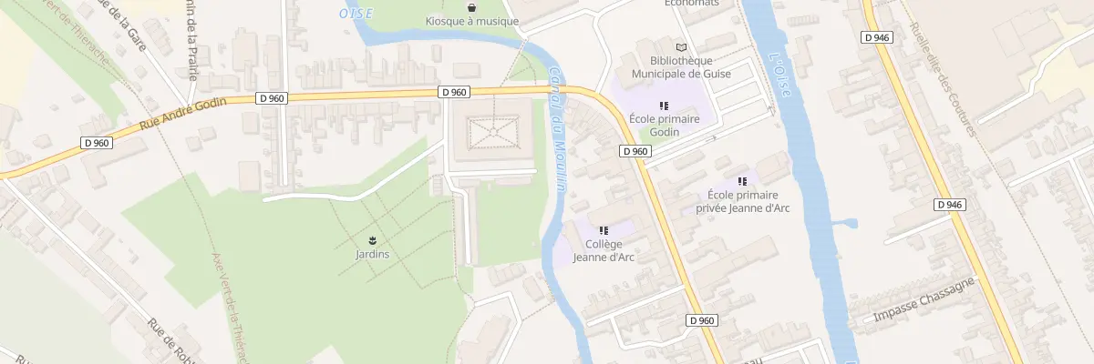Plan du 333 Rue André Godin à Guise